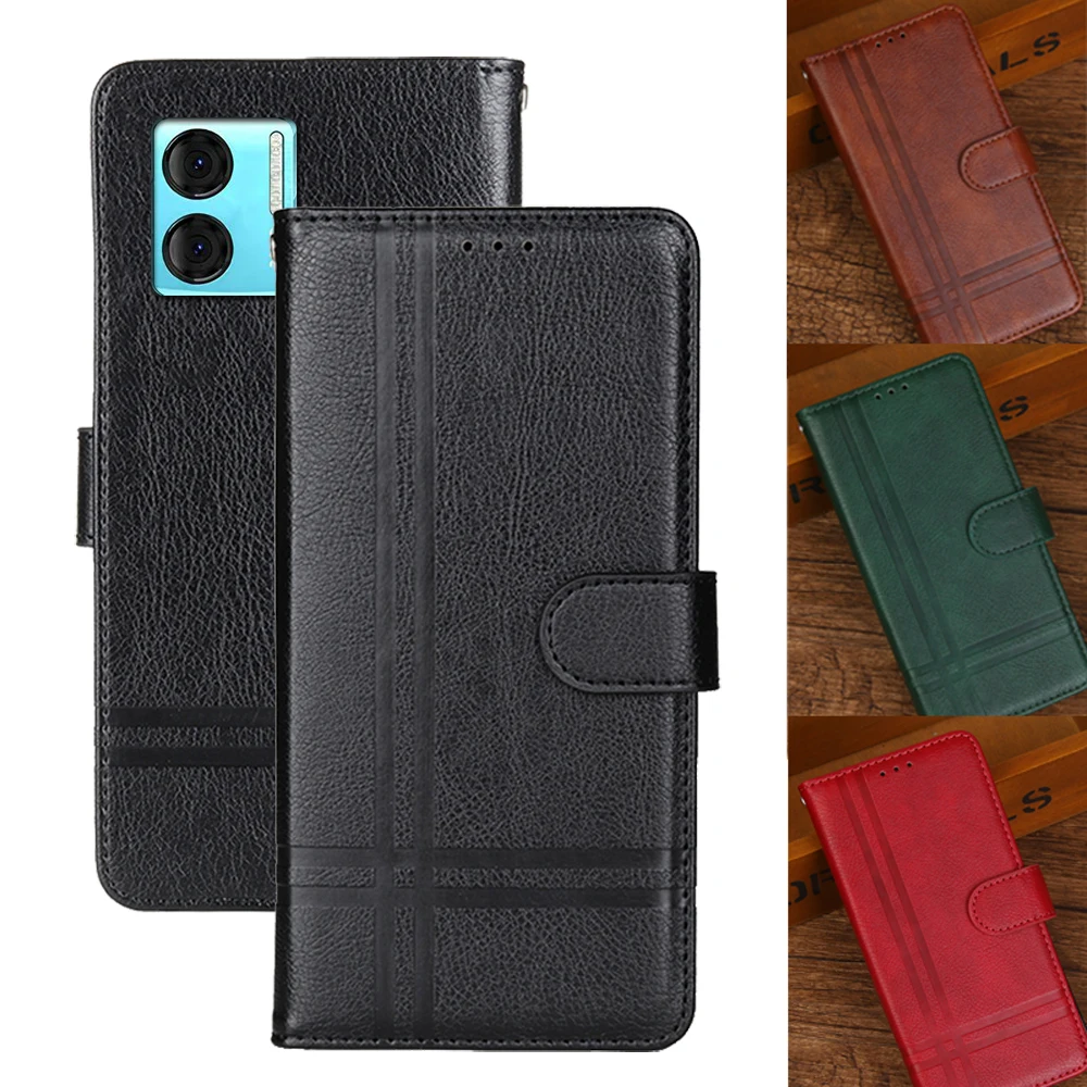 

Флип-чехол из искусственной кожи Для Doogee N50S Business Book Stand Чехол Для Doogee N50S, держатель для карт, силиконовый чехол-бумажник