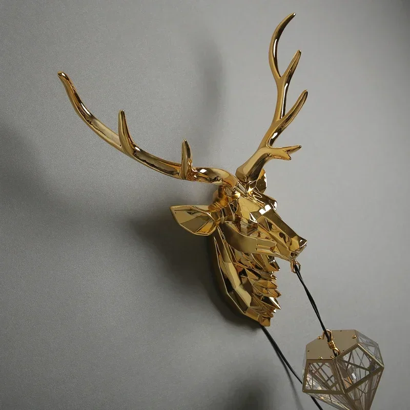 Nordic Antler Wall Lamp Modern for Bedroom Buckhorn Dining Table Light Kitchen Decoration Sconces Lustre Fixtures Home-appliance