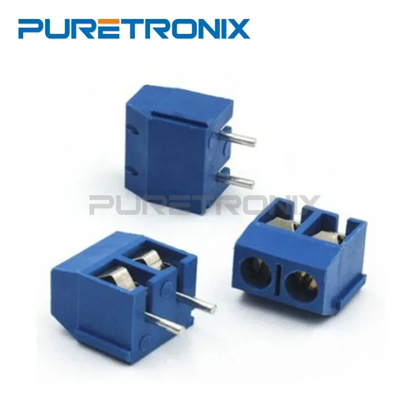 20 PÇS/LOTE KF301 KF301-2P KF301-3P 2Pin 5.0mm Passo PCB Parafuso Terminal Block Conector