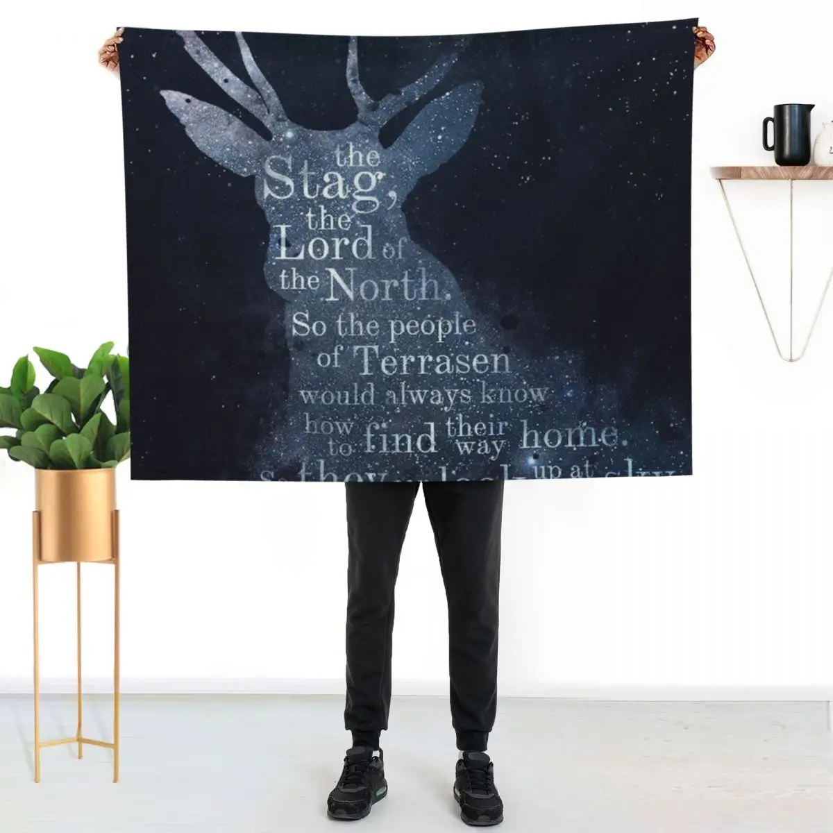 Throne of Glass Quotes Throw Blanket Soft Home Decor Blanket for Couch Bedroom