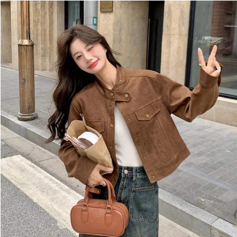 Spring and Autumn Collection Women's New Korean Edition Slim Loose Coat High Waist Pencil Pants Two Piece Set Trendy