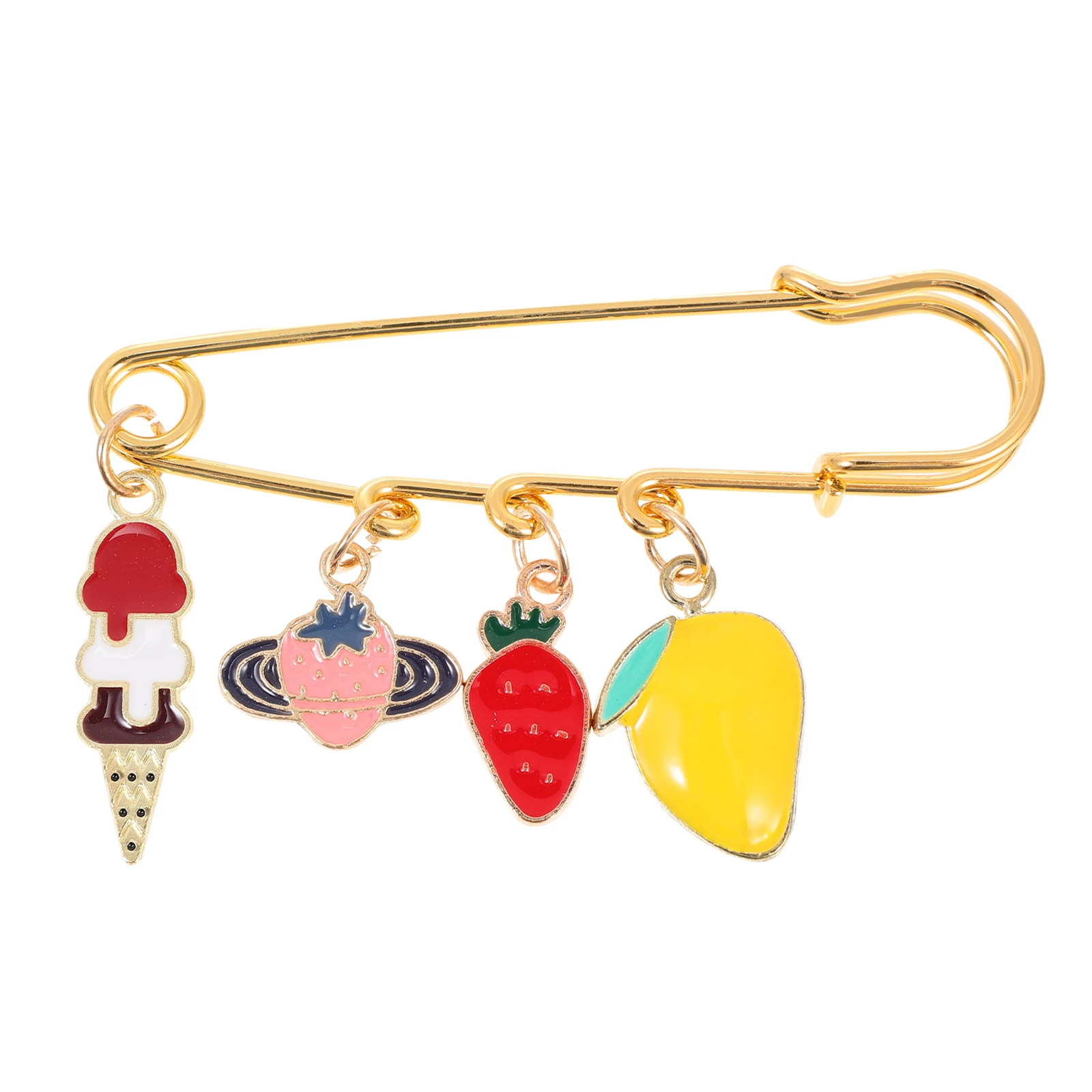 

Sweater Brooch Safety Pin Women Cute Pins Anti Exposure Firm Durable Cartoon Design Beautiful Accessories Shawls Collars Dresses