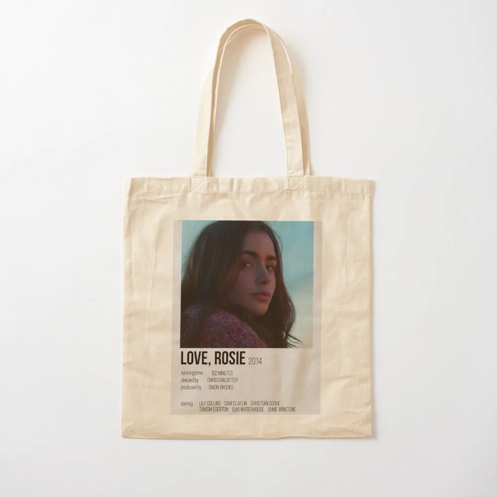 

Love, Rosie move poster Tote Bag Woman shopper bag tote bag woman Canvas shoulder Canvas Tote