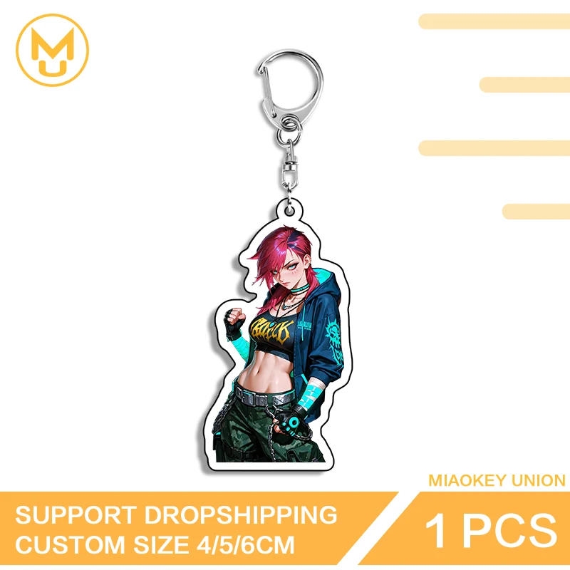 Goth Girl Key Chains Acrylic Stand Y2K Cartoon Sexy Creative Personality Amusing Accessories Beautiful Mobile Phone Strap Decor