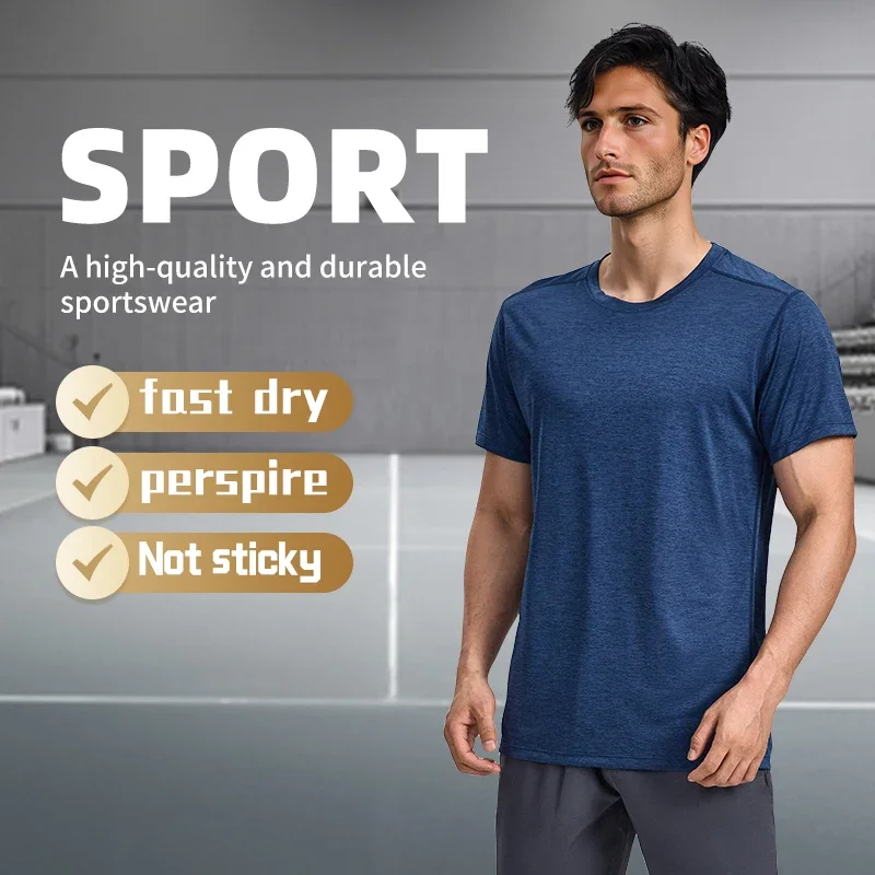 

Новая мужская футболка с короткими рукавами 2025 года для городских поездок подходит для повседневной носки и активного отдыха.