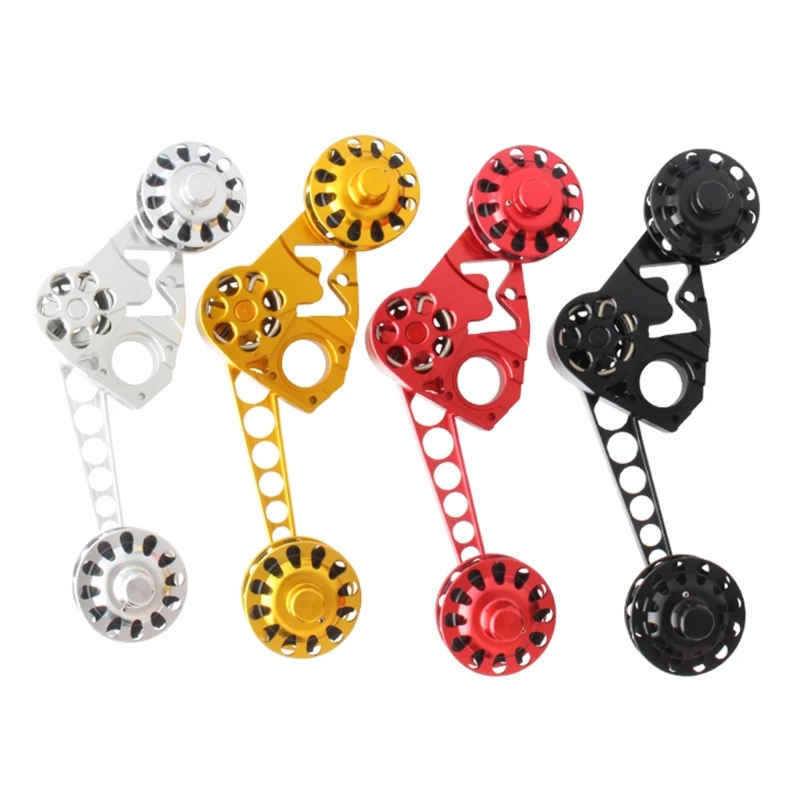 YY Aluminum Alloy Bicycle Chain Guide Wheel 2/3/6 Speed Folding Bike Rear Derailleur Chain Tensioner