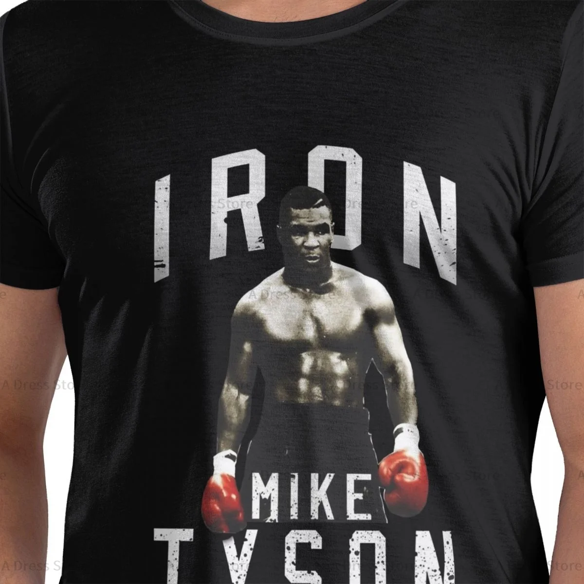 Mike Tyson Boxing Retro Boxing Men's round neck T-shirt,Oversized print Tee Shirt,Short Sleeve T shirt all the year round Gift