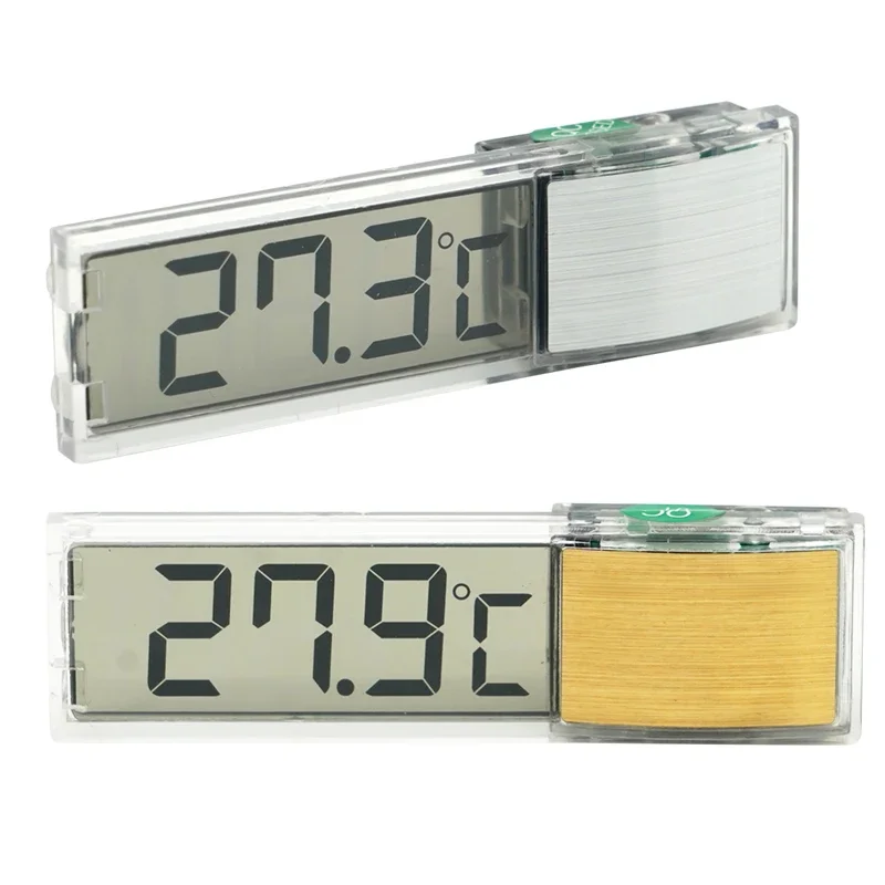 Aquarium Thermometer 3D Digital LCD Electronic Fish Tank Temperature Fish Turtle Temp Meter Aquarium Accessories