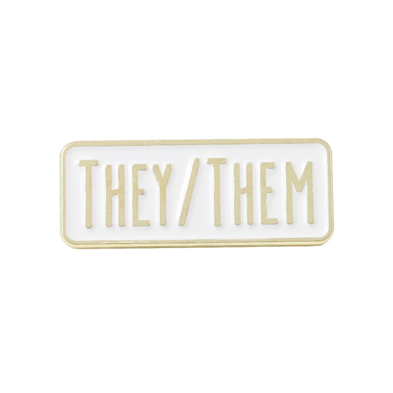 My Pronouns Enamel Pins, Inclusive Gift Set