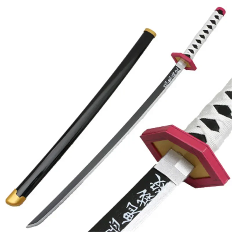 Cosplay Tomioka Yoshio Anime Katana Weapon Role Play Satoman Tanjiro Sword 1:1 Ninja Knife Wood 104cm Model