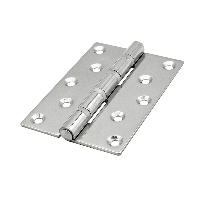 Stainless Steel Hinge ZL065-4A With 10 Holes Industrial Hinge Thickened Electric Box Cabinet Door Mute Buffer Bearing