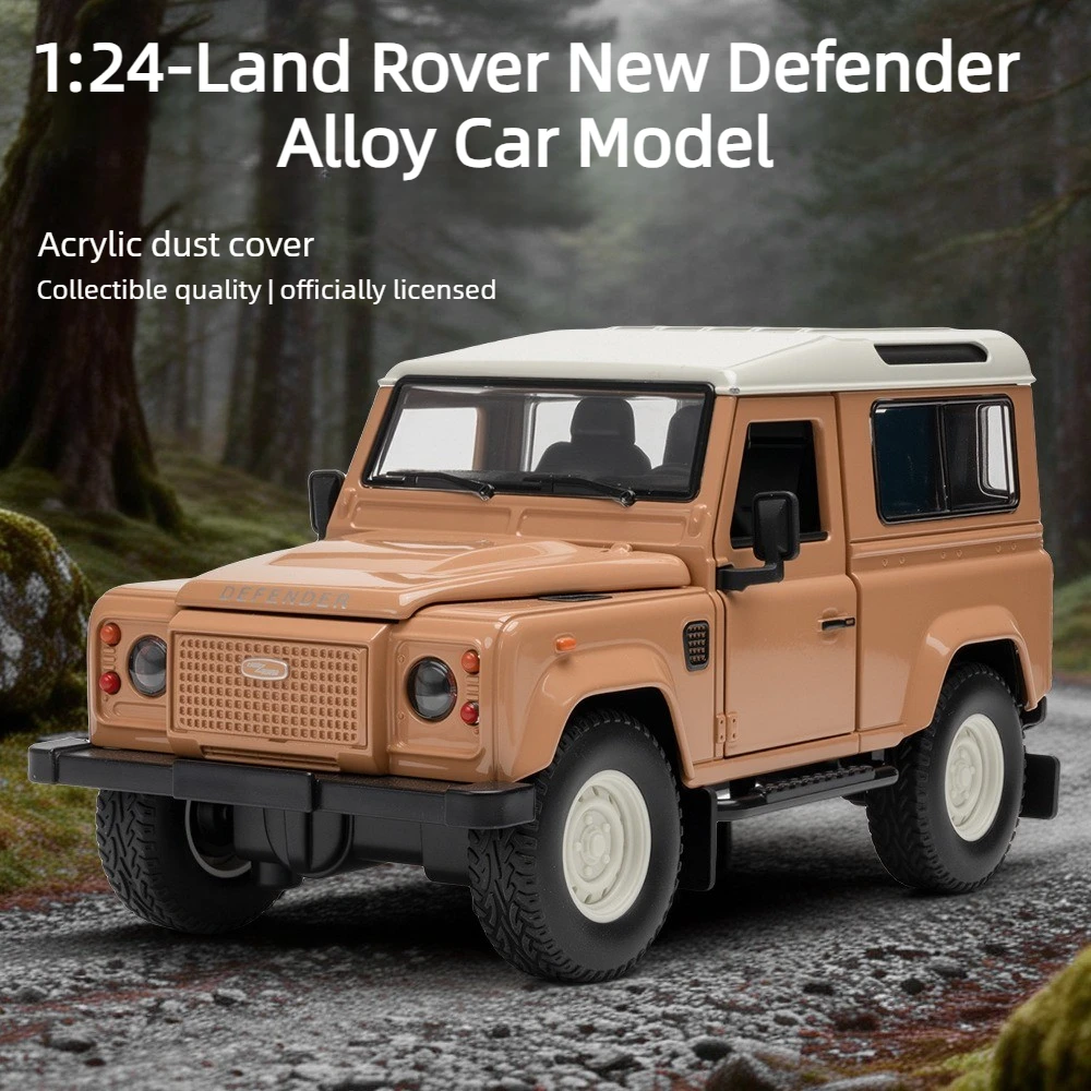 

1:24 Land Rover Classic Defender Alloy Off-Road Car Model Ornament Diecast Alloy Car Model Collectible