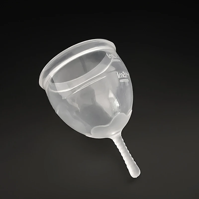 20/30ml transparente Silikon Menstruation tasse medizinische Silikon Menstruation tasse Frau Menstruation Pflege Vaginal Menstruation kollektor