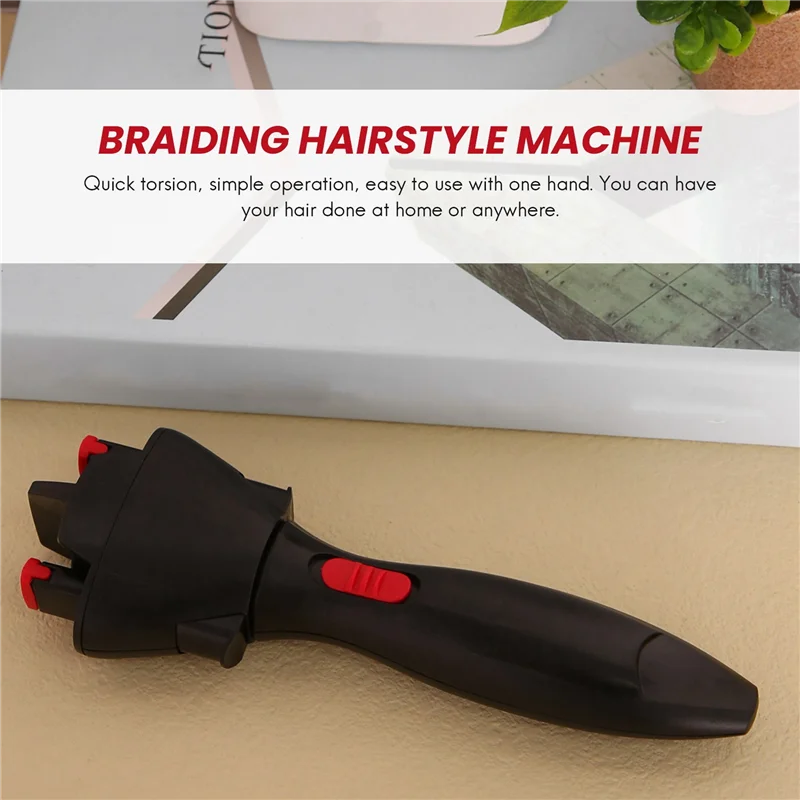 Trenzador de pelo eléctrico, dispositivo de tejido trenzado automático, máquina trenzadora de pelo, herramienta de Peinado