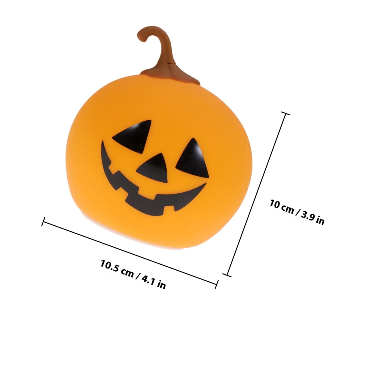 Halloween LED Patting Sense Silicone Pumpkin Lamp Rechargeable Decorative Night Light Bar Shop Cafe LED Lights