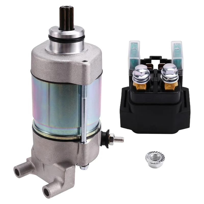 

【Price Drop !!】5VY-81890-01-00 Motorcycle Starter Motor&Relay Kit For R1 YZFR1 YZF-R1 2004-2008 5VY-81890-00-00