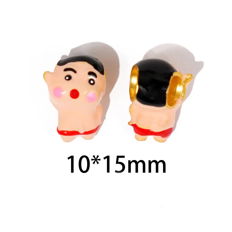 New Fashion Charm Original Crayon Shin chan Charm Beads Suitable for Original Women's Bracelets Jewelry Accessories Gifts image 3