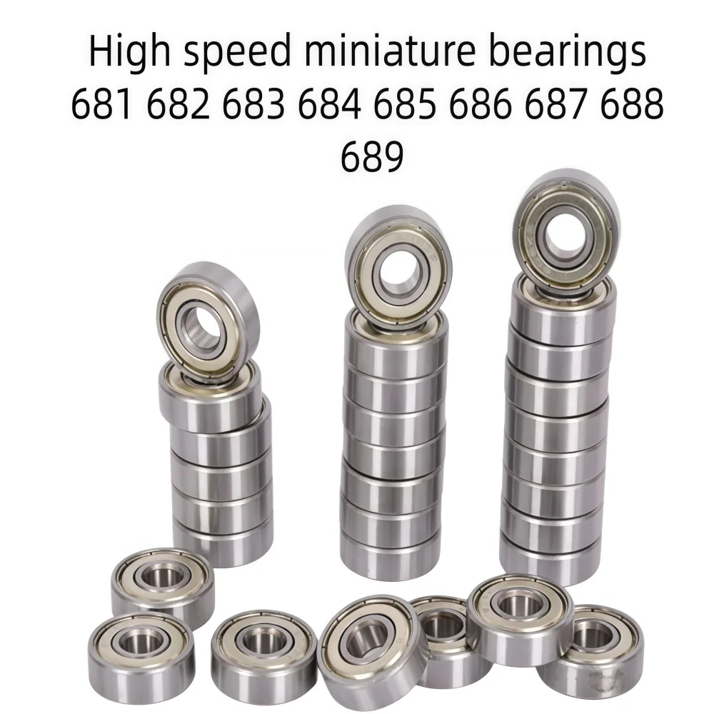 High Speed Miniature Bearings Set 681 682 683 684 685 686 687 688 689 Precision Ball Bearings for Optimal Performance