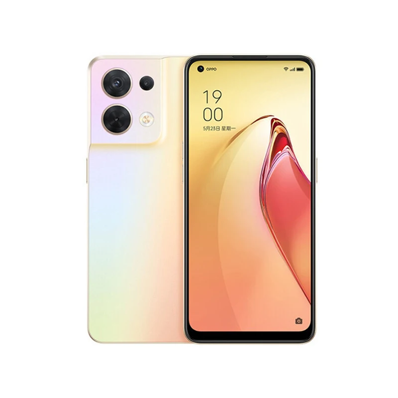 oppo Reno8 5G Android غير مقفول 6.43 بوصة 12 جيجابايت رام 256 جيجابايت ROM جميع الألوان في حالة جيدة الهاتف المستعمل الأصلي