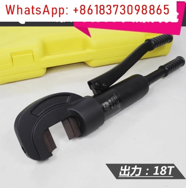 

YQ-27 Гидравлический станок для резки стали Гидравлический инструмент Резак для стальных стержней Ручные плоскогубцы Гидравлический резак для арматуры 18T 4-27 мм