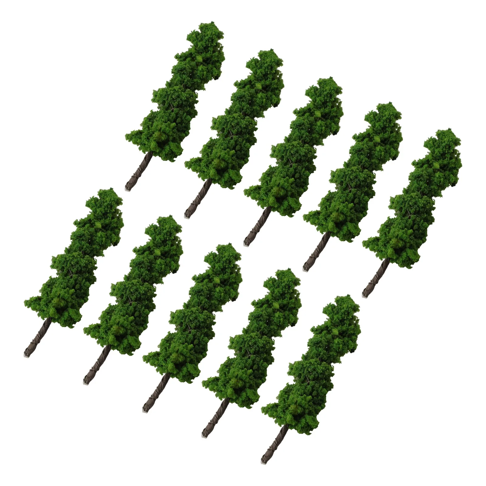 Artificial Model Trees Decoration for mini Props Railway 10pcs Scenery 12cm Simulation Architectural Supplies Display