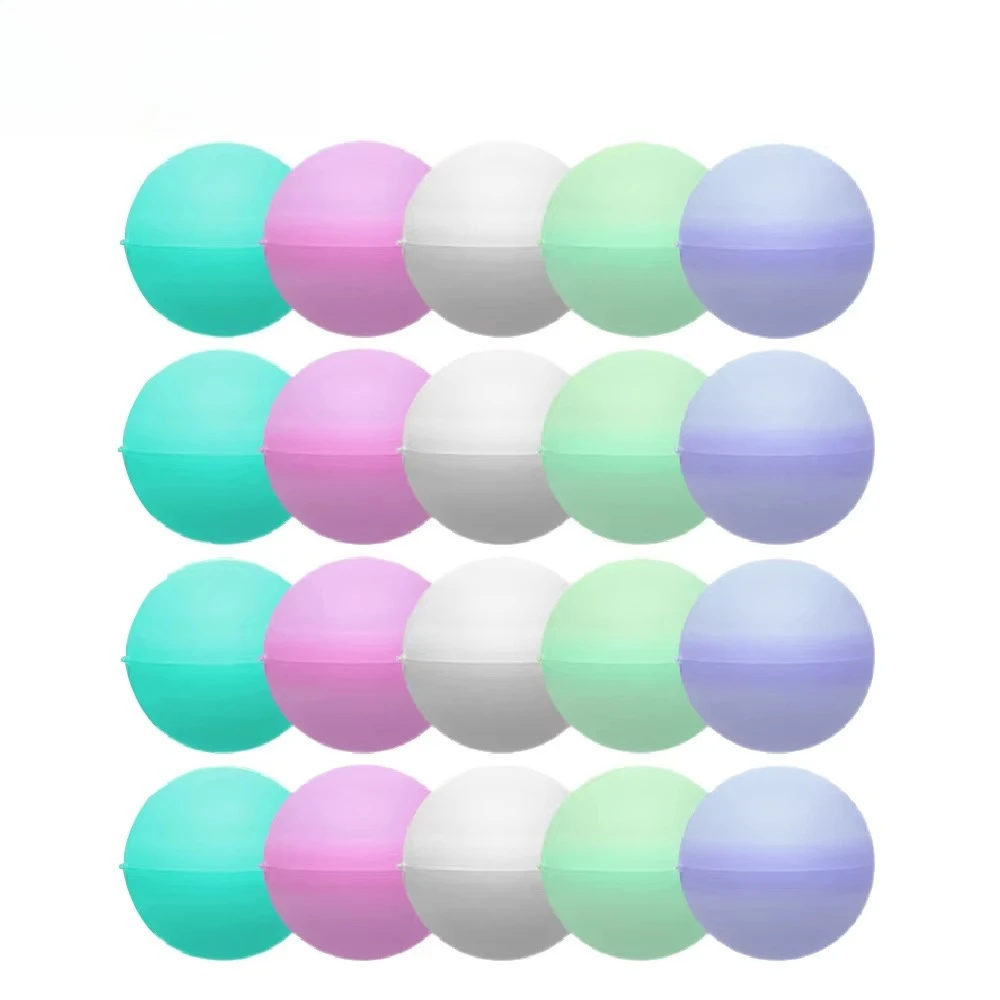 12/60PCS Reusable Water Balloons for Summer Outdoor Activities Pool Beach Water Games Toy for Girls And Boys