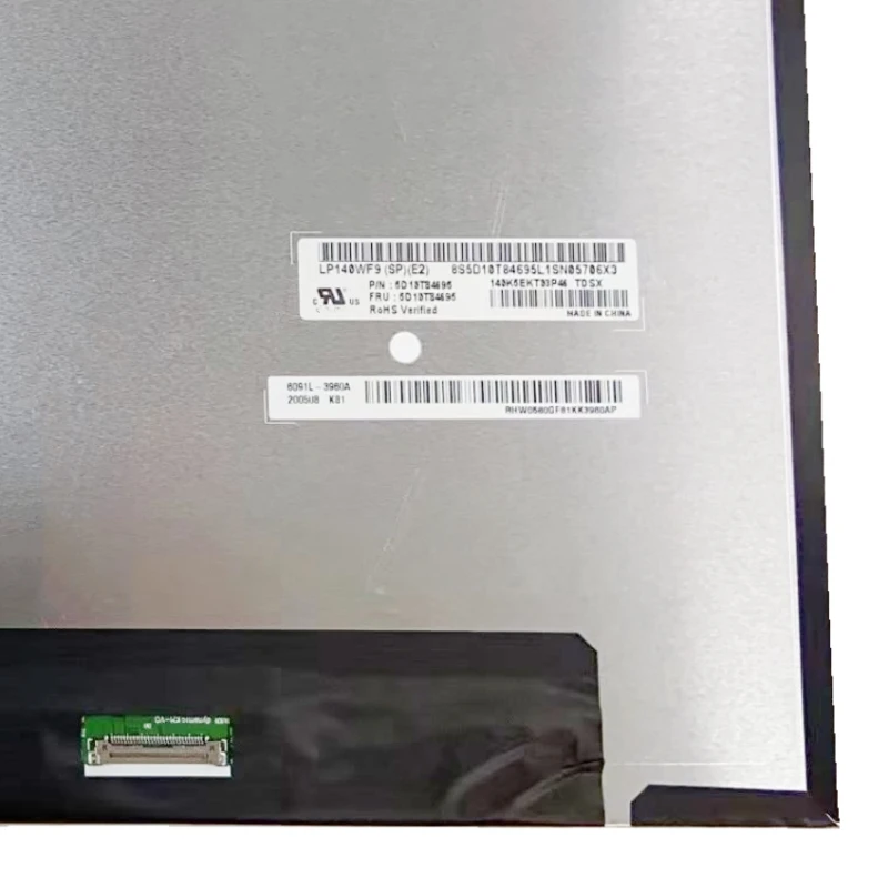 Original LP140WF9 SPE2 1920x1080 30 Pins IPS 14.0'' Display Panel Matrix Laptop LCD Screen