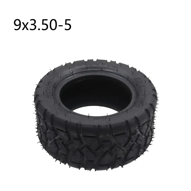 New 9x3.50-5 Vacuum tyre Tubeless Tire 9 Inch Wear-resisting Tyre for Electric Skateboard Scooter, Snow Sweepe wheel Parts