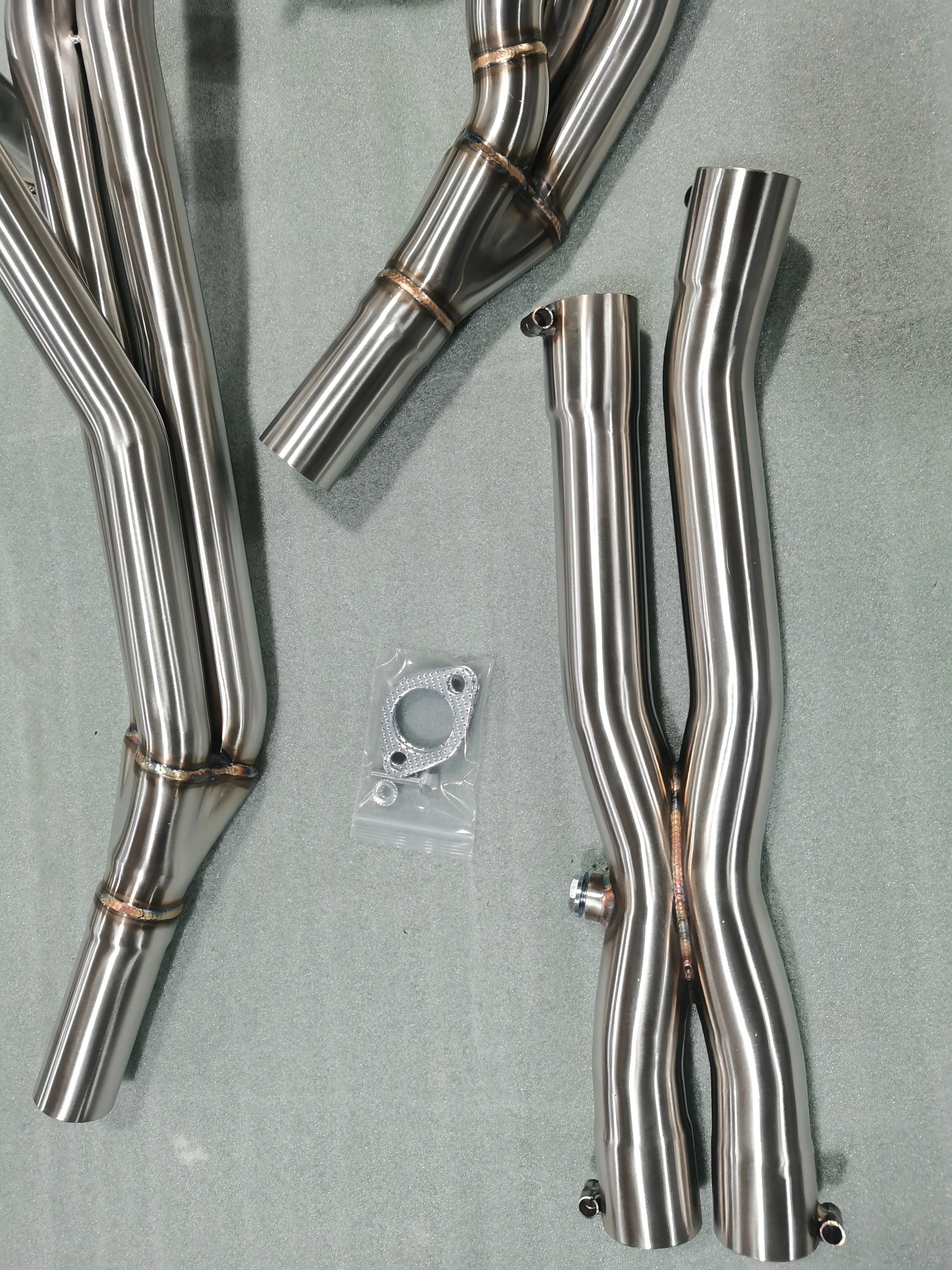 Fotografia 6: Coletor de Escape em Aço Inoxidável + Tubo Y Downpipe para BMW 325 E30/M20 1984-1991