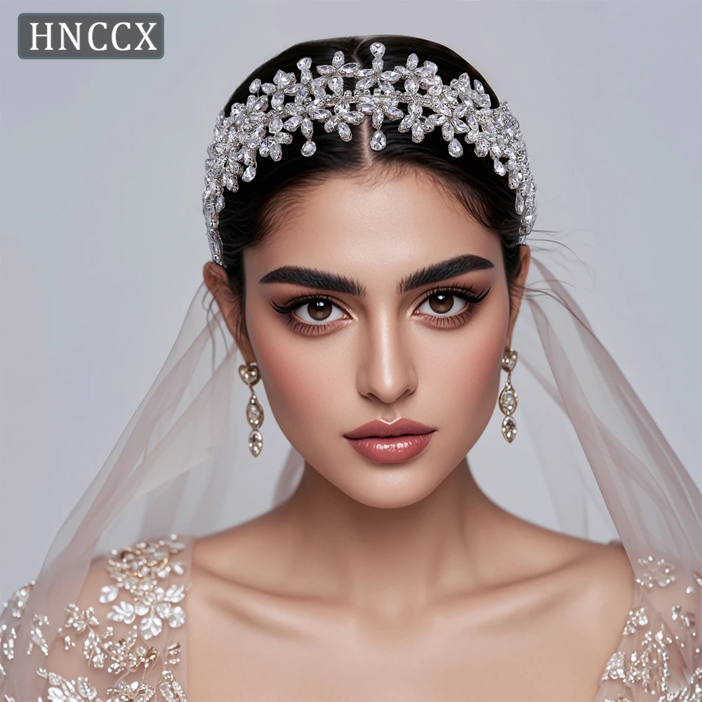 YouLaPan Fashion Rhinestone Wide Headband Bridal Glittering Headwear Women Tiara for Wedding Sweet Dating Hair Accessories HP404
