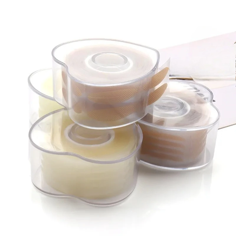 600 قطعة/صندوق اكسسوارات ملصق GlueTape واضح البيج S/L MakeupTool أضعاف ذاتية اللصق رفع الجفن شريط لاصق للجفن المزدوج غير مرئية #1