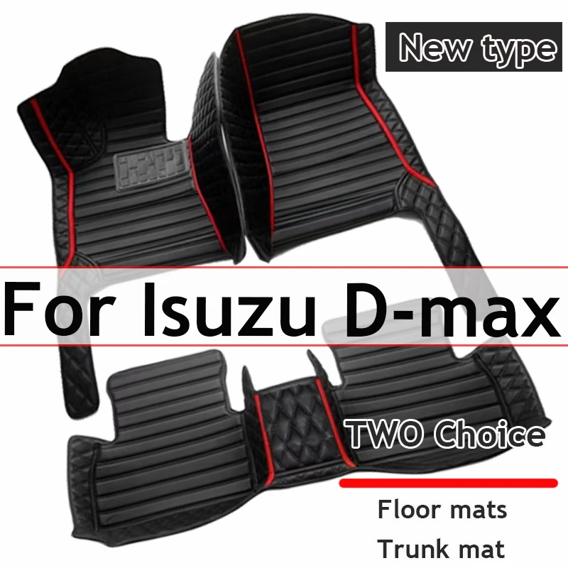 Car Floor Mats For Isuzu D-max Dmax D max 2022 2021 Carpets Foot Pads Custom Auto Accessories Interior Pedals Rugs Waterproof