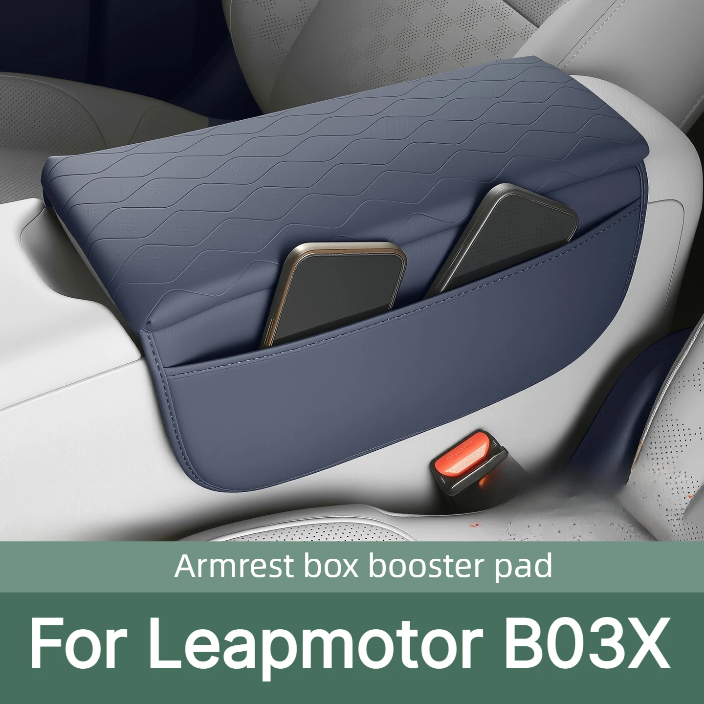 For Leapmotor B03X A10 2026 2027 Armrest Box Heightening Pad Central Storage Raised Cushion