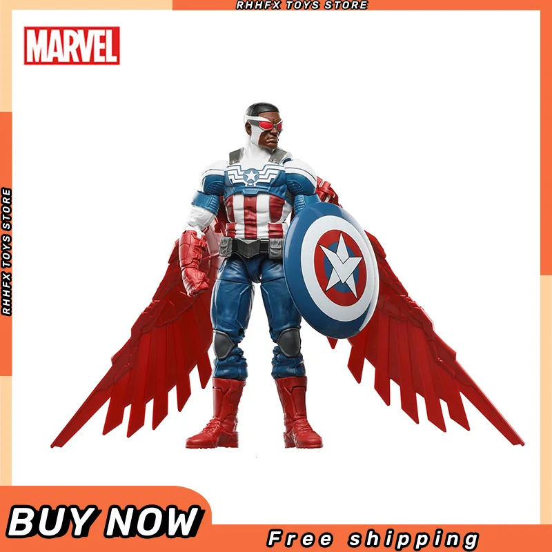 

Original Marvel Legends Captain America Target Comic Action Figures Collection Model Statue Figurine Anime Movie Doll Toys Gifts