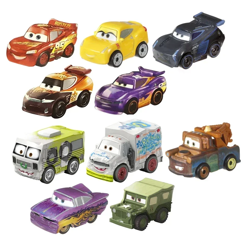 Mattel Sports Car Garage Hot Wheels Collect Toys McQueen Cars for Kids Model Hotwheels Toy Disney Transport 1/64 Car 10PCS