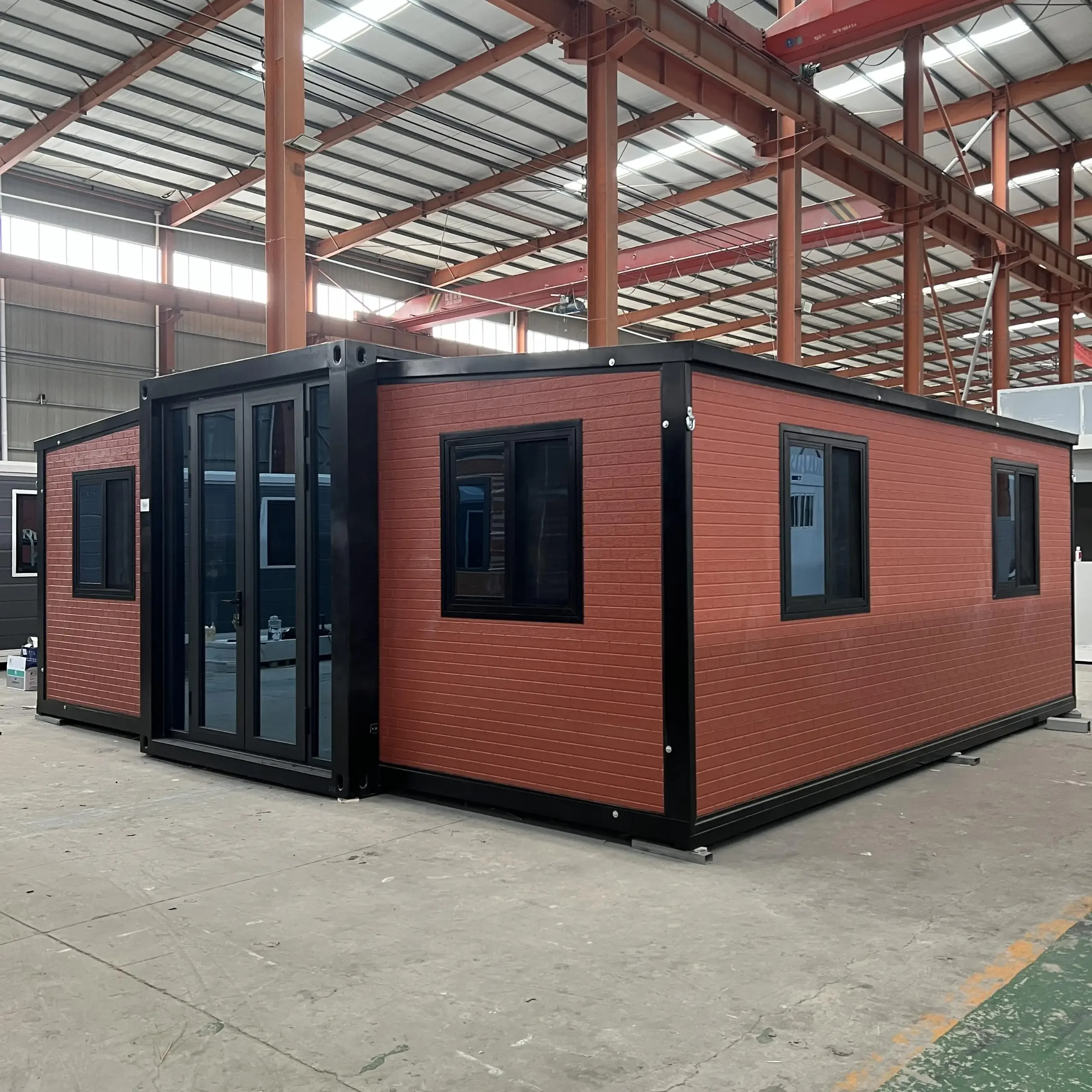 Homes Prefab Shipping Tiny Kit Movable Prefabricated Full Bathroom 20ft Foldable  Small Folding Collapsible Container House