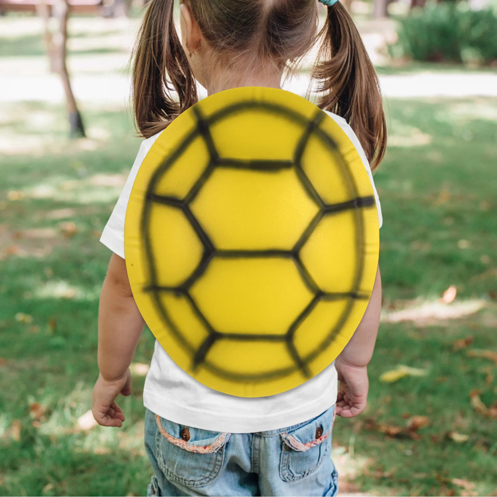 

Костюм ракушки черепахи Евы на Хэллоуин, желтые легкие регулируемые ремни для вечеринок, аксессуары для косплея, ролевые игры