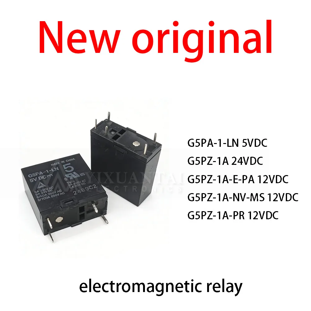 10 Pcs/Lot New original  G5PA-1-LN 5VDC G5PZ-1A 24VDC G5PZ-1A-E-PA 12VDC G5PZ-1A-NV-MS 12VDC G5PZ-1A-PR 12VDC electromagnetic
