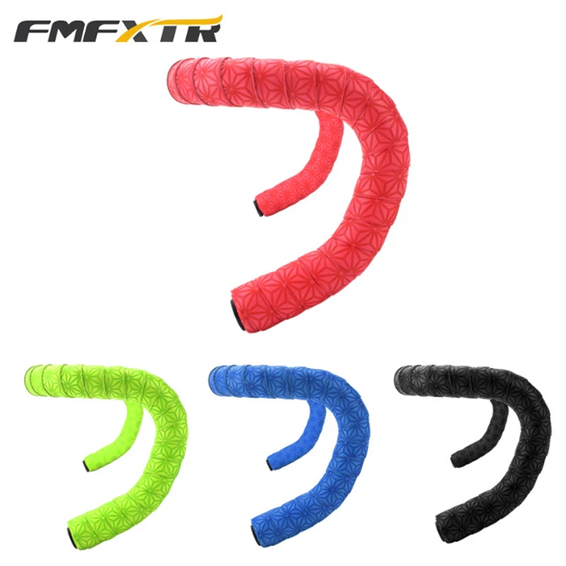Road Handlebar With Durable And Comfortable Cycling Race Bike Handlebars Tape Non-slip Tape Winding Cork Dolin Fixing Strap