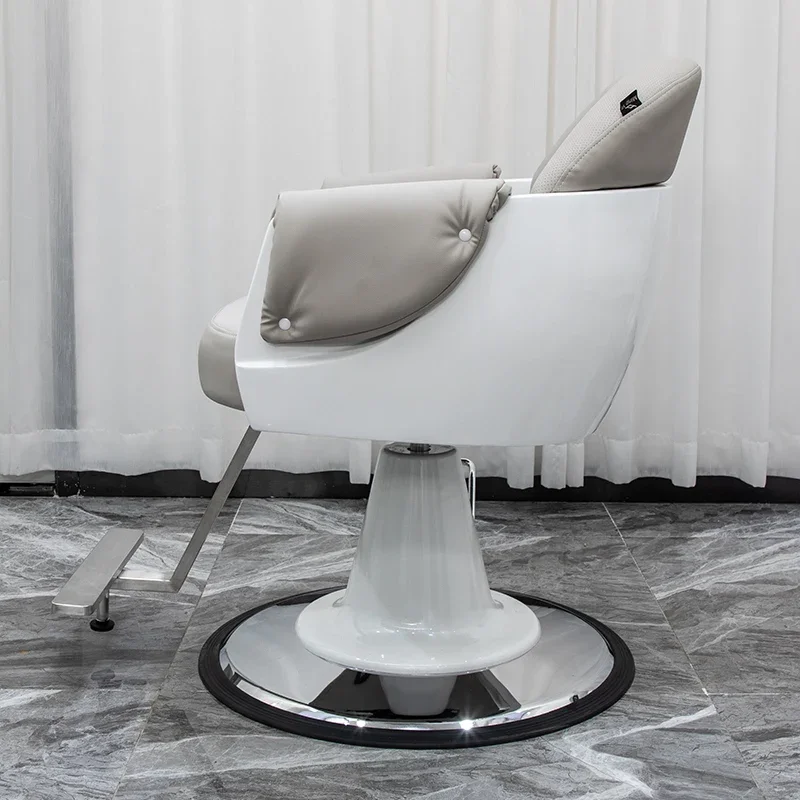 Hair Stylist Barber Chairs Barbering Equipment Reclining Salon Chair Hairdressing Rolling Cadeira De Barbeiro Furniture