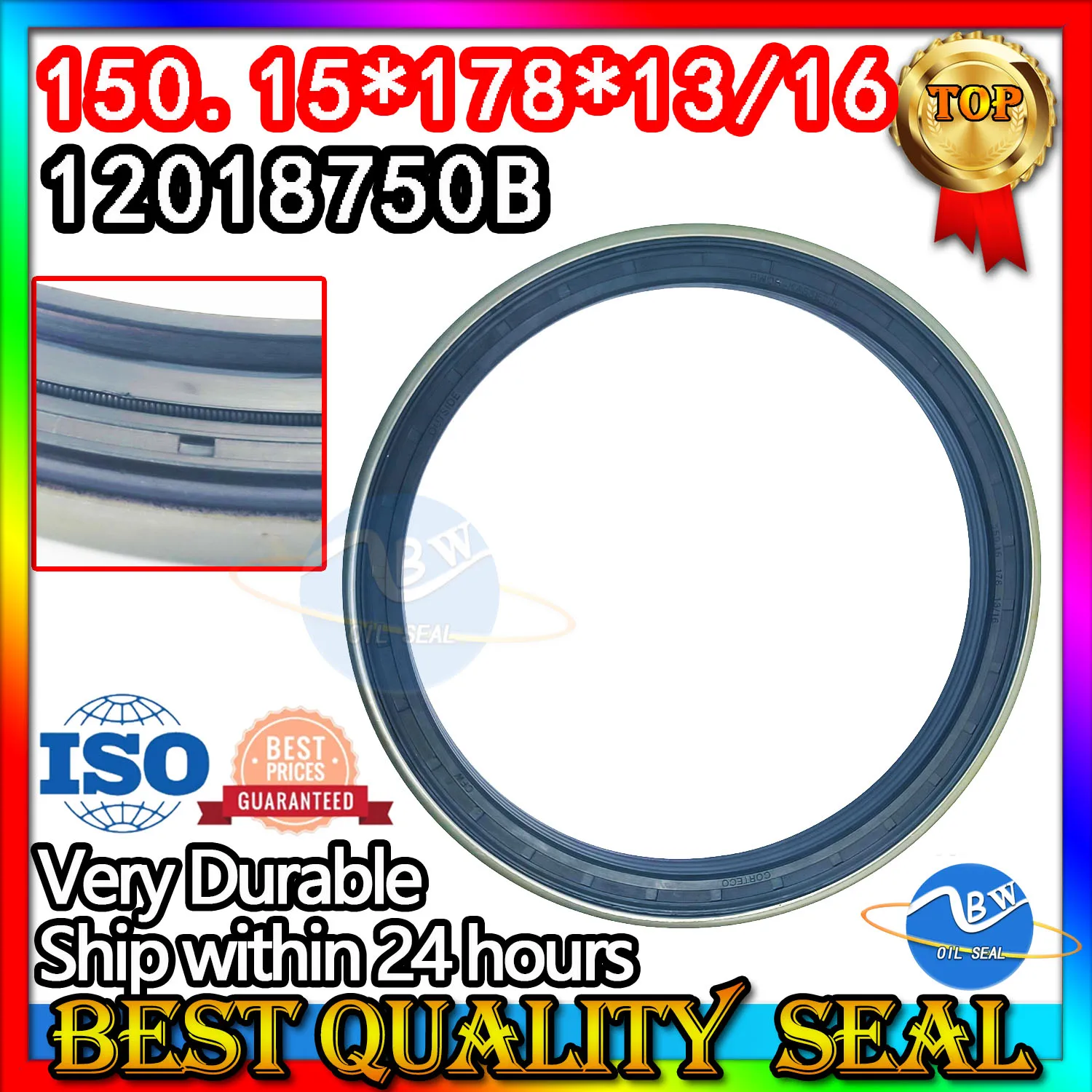 Hub Oil Seal 150.15*178*13/16 For Tractor Cat 12018750 150.15X178X13/16 ISO 9001:2008 Shaft Motor Combined New Holland 12018750B