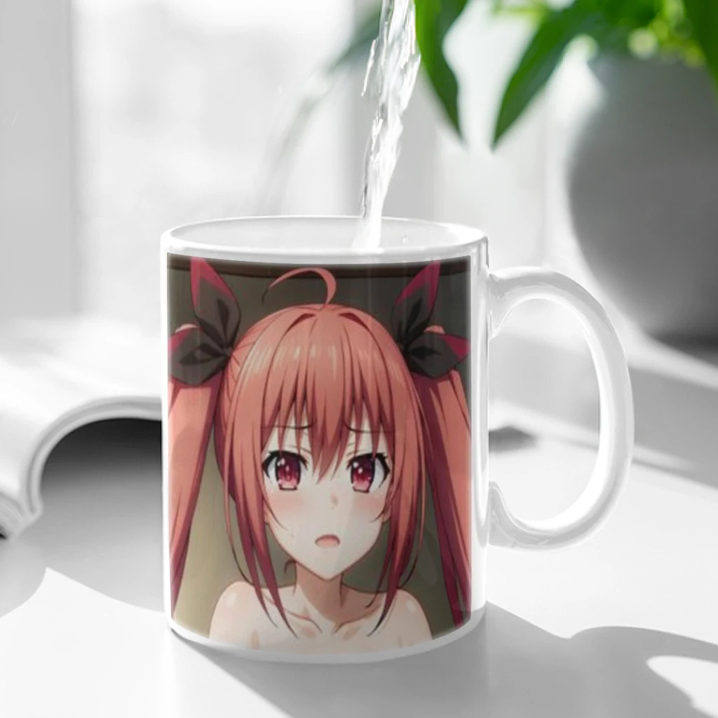 

DATE A LIVE Ceramic Mug Cute Coffee Tea Milk Stave Mugs And Cups with Handle Novelty Gifts