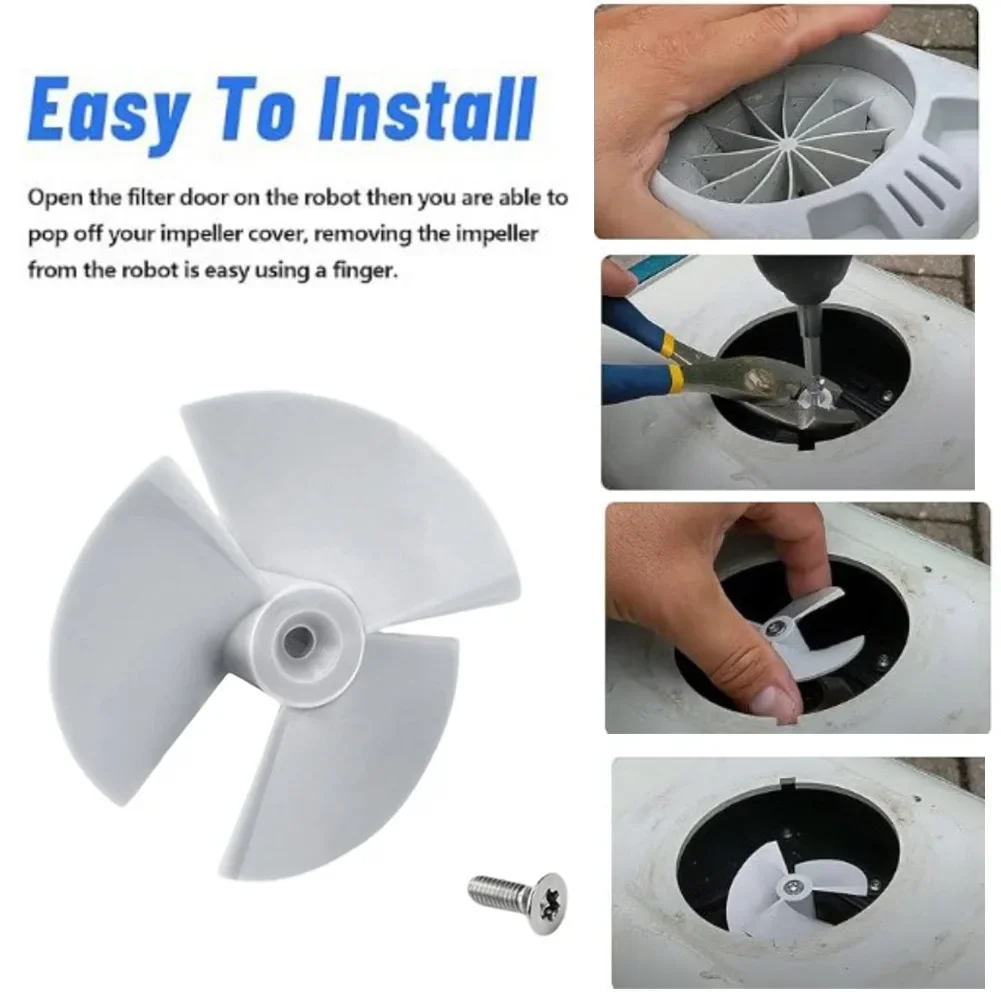 RCX11000 Robotic Pool Cleaner Impeller Replacement Compatible For Hayward For SharkVac XL For TigerShark QC