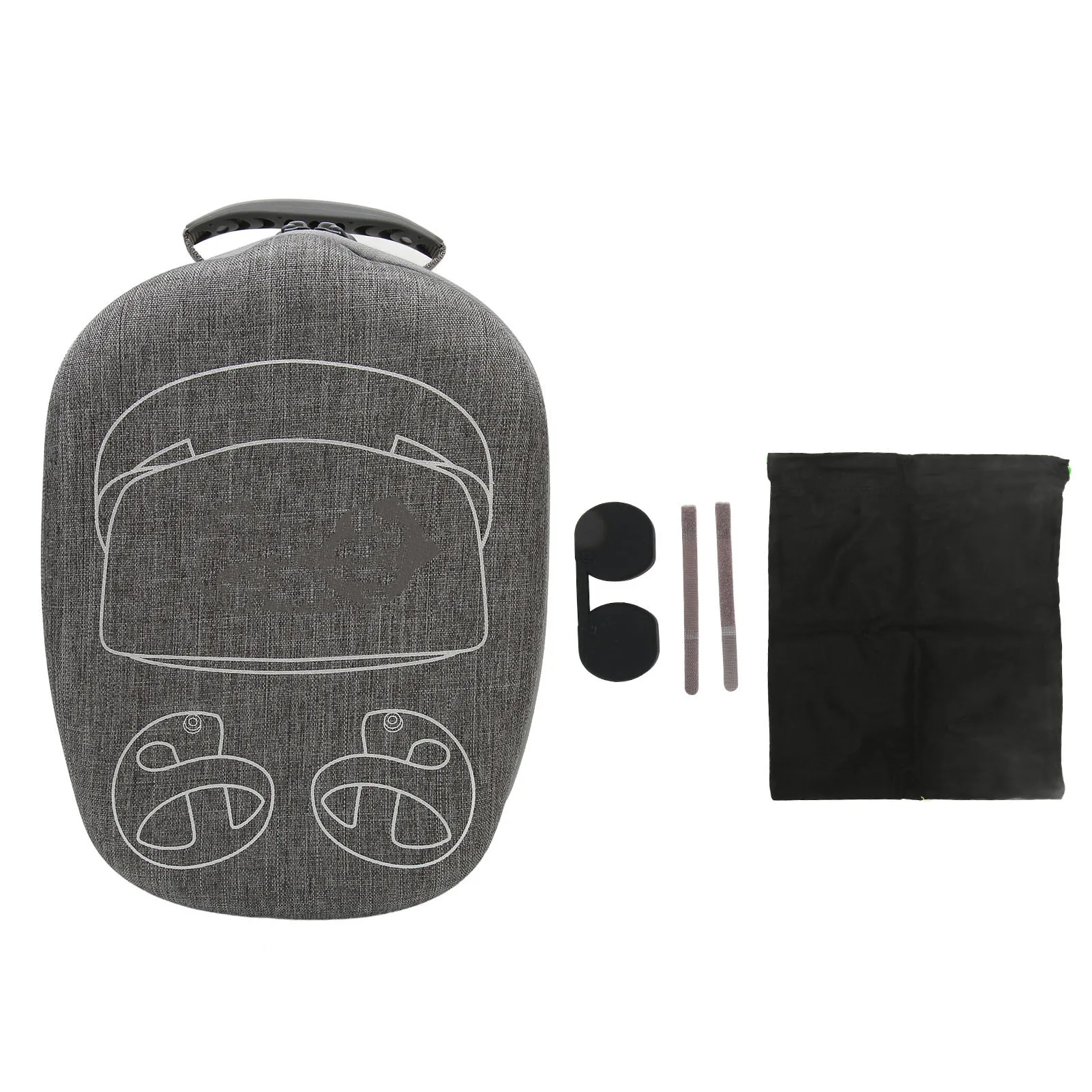 

Портативный дорожный чехол для гарнитуры VR Серый EVA с защитой от падения Портативный чехол для переноски VR для гарнитуры PS VR2 с защитной крышкой для объектива