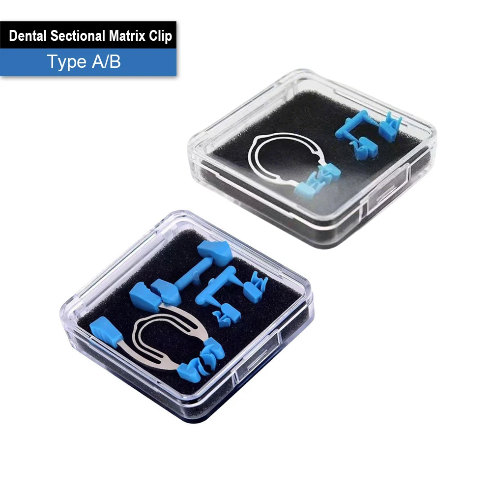 TOR VM NO.1.330/1.398 طقم شريط مصفوفة مقطعية للأسنان نظام احيط تسوس الأسنان استعادة تشكيل أدوات معدنية كليب ذو طيات #5