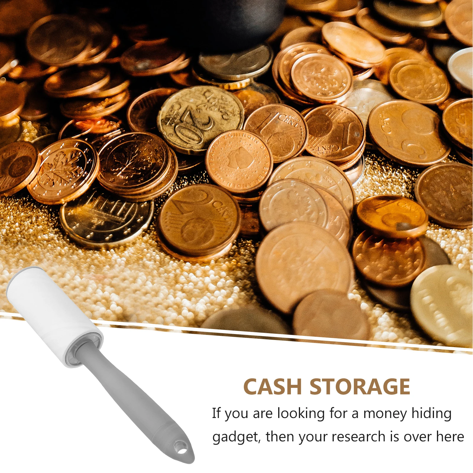 

Compartment Hair Sticker Money Box Disguised Safe Cash Roller Hidden Storage Items