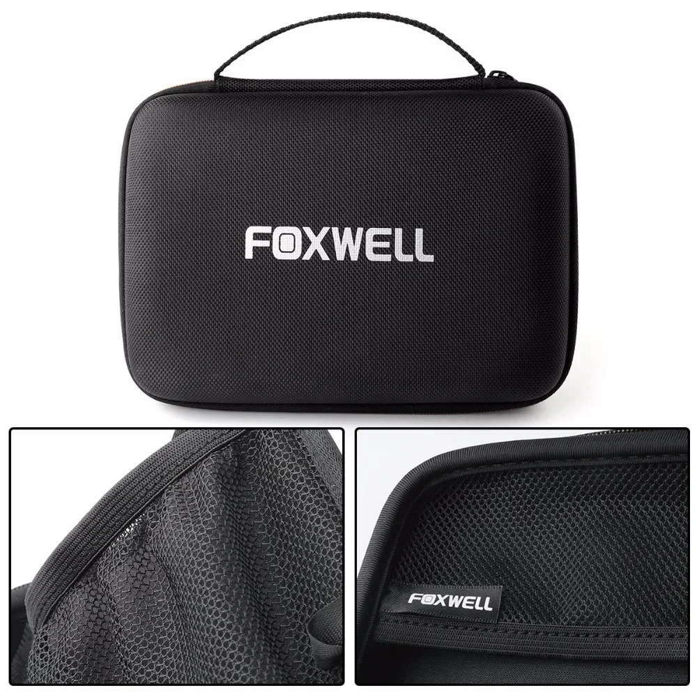 Foxwell diagnose tool case für nt301 nt510 nt201 scanner aufbewahrung sbox universelle nylon reiß verschluss tasche tragbare eva tasche paket