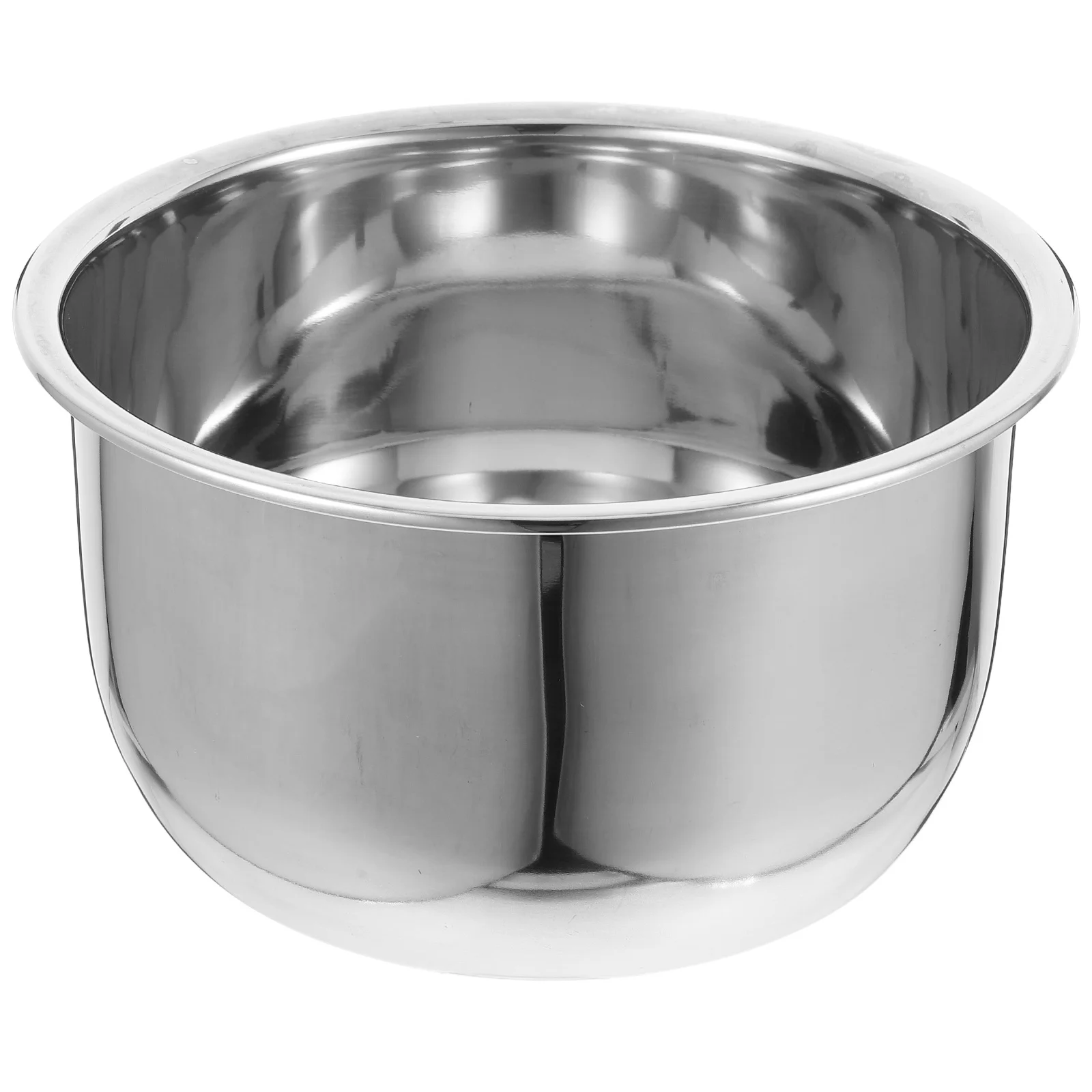 

20Cm Stainless Steel Mixing Bowl 304 Metal Kitchen Utensil Large Capacity Soup Salad Storage Bowl For Cooking Baking