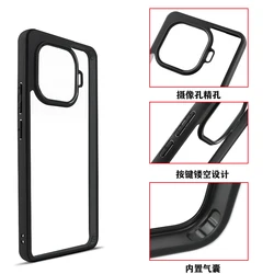 Luxury Matte Shockproof Case For VIVO iQOO Z9s Pro Z9 Turbo Plus Soft TPU Frame Transparent Acrylic Plastic Back Cover Fundas