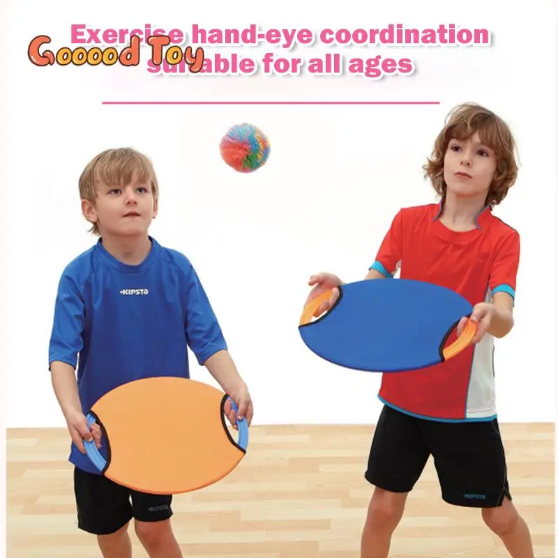 

Outdoor Game Bouncing Ring Elastic Ball Plate Children's Throwing Catching Toys Funny Activity Beach Balls Toys for Boys Girls